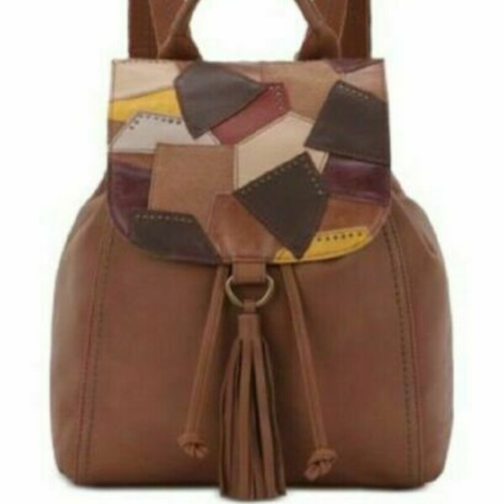 The Sak Backpack Leather Patchwork Schhol College… - image 14
